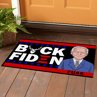 Alternative view of Wipe Feet Here Anti Biden Sucks Doormat - Impeach Biden Buck Fiden FU46 Wipe Feet Here Biden Entrance Door Mat