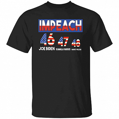 1N.Impeach 46 (4), Black, Unisex T-Shirt
