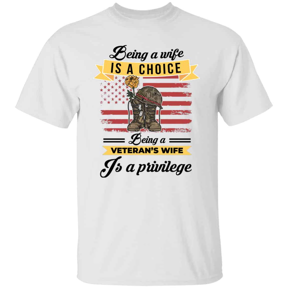 1N.Being A Wife Is A Choice TEE (5), White, Unisex T-Shirt