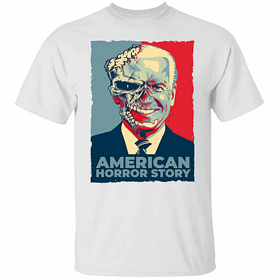 American Horror Joe TEE, White, Unisex T-Shirt