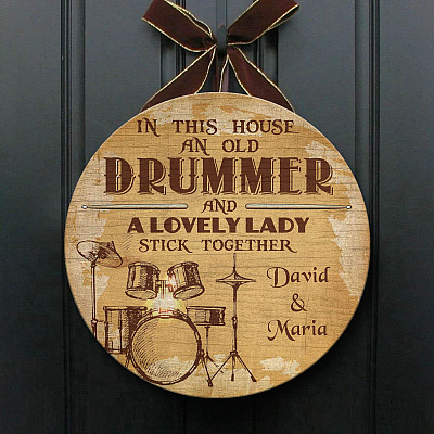 Wooden Door Sign