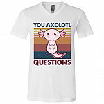 yoy, White, V-Neck T-Shirt yoy, White, V-Neck T-Shirt