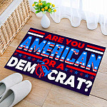2TM. American Or Democrat (6) Doormat mockup 2