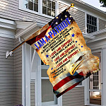 5O. A Patriot_30x40 House Flag Mockup 6