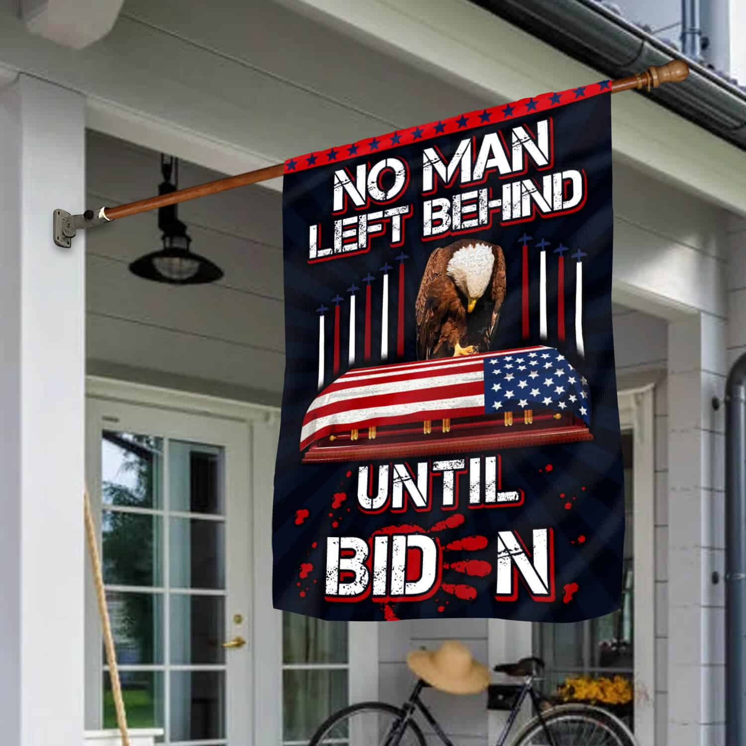 Size 30x40 House Flag Mockup 1