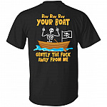 Row Row Row Tshirt, Black, Unisex T-Shirt