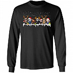 Chibi Horror Christmas SHIRT, Black, Long Sleeve