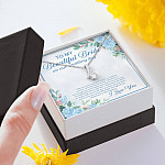 To My Beautiful Bride On Our Wedding Day I Take You To Be My Best Friend Alluring Beauty Necklace