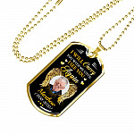 Personalized Photo I Will Carry You with Me Until I See You Again Angel Wings Memorial Dog Tag Pendant Necklace Personalized Photo I Will Carry You with Me Until I See You Again Angel Wings Memorial Dog Tag Pendant Necklace