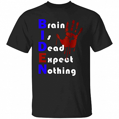 Brain Is Dead Expect Nothing Fun, Black, Unisex T-Shirt