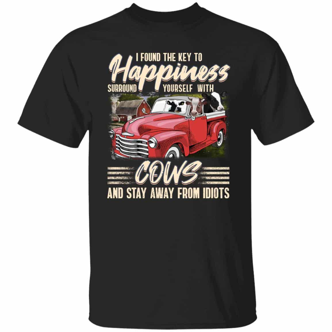 I Found The Key To Happiness S, Black, Unisex T-Shirt I Found The Key To Happiness S, Black, Unisex T-Shirt