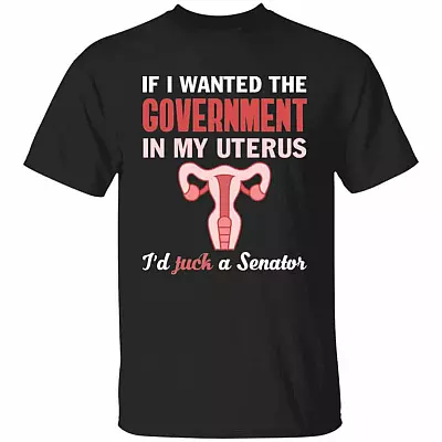 uterus, Black, Unisex T-Shirt