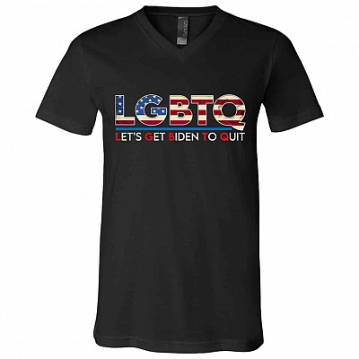 lgbt, Black, V-Neck T-Shirt