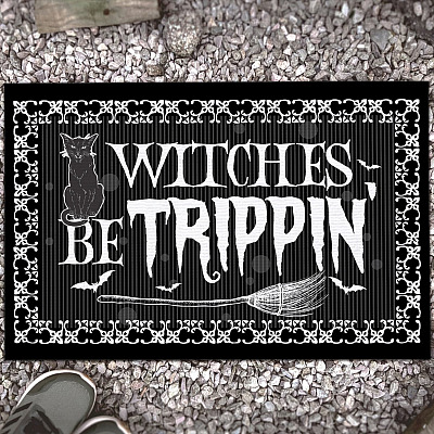 Alternative view of Witches Be Trippin' Doormat - Outdoor Indoor Doormat - Halloween Witches Doormat