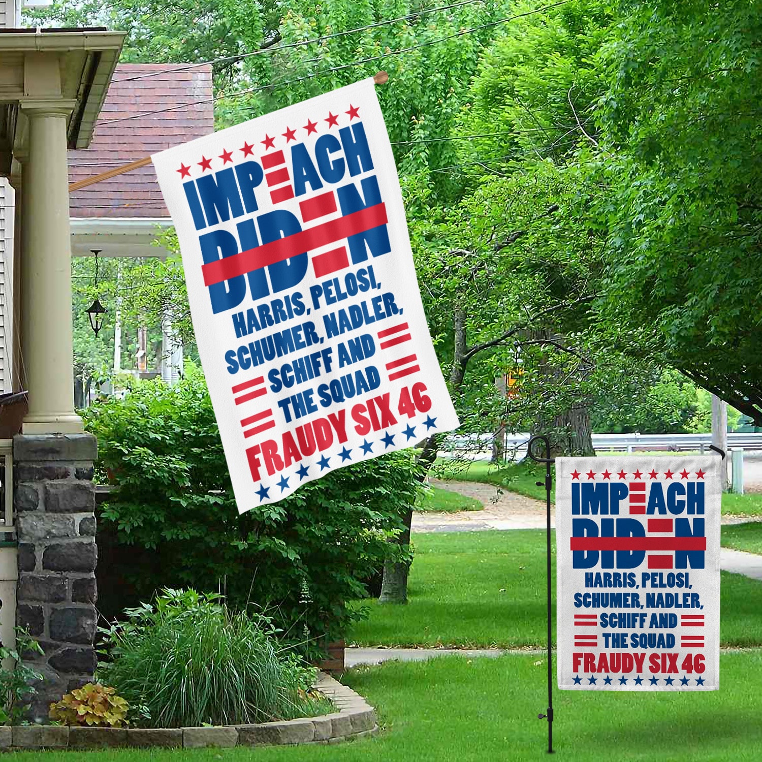 5KT. Impeach Biden Harris Pelosi-30x40 Garden & House Mockup 1