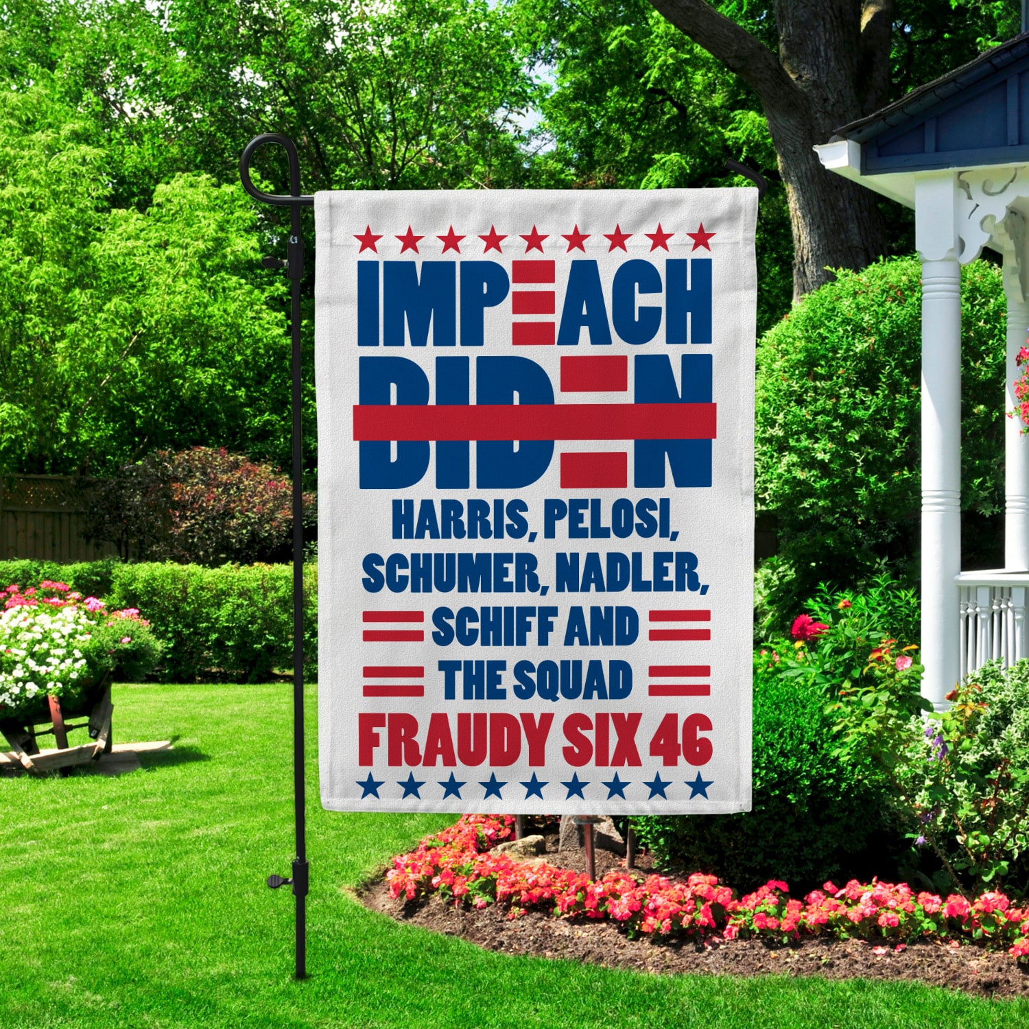 5KT. Impeach Biden Harris Pelosi-30x40 Garden Flag Mockup 2