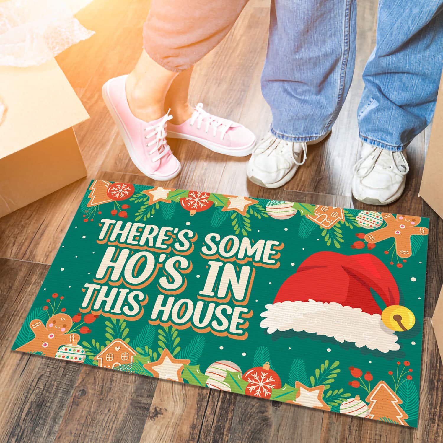 5O. Some Ho's Doormat (5) Doormat mockup 6