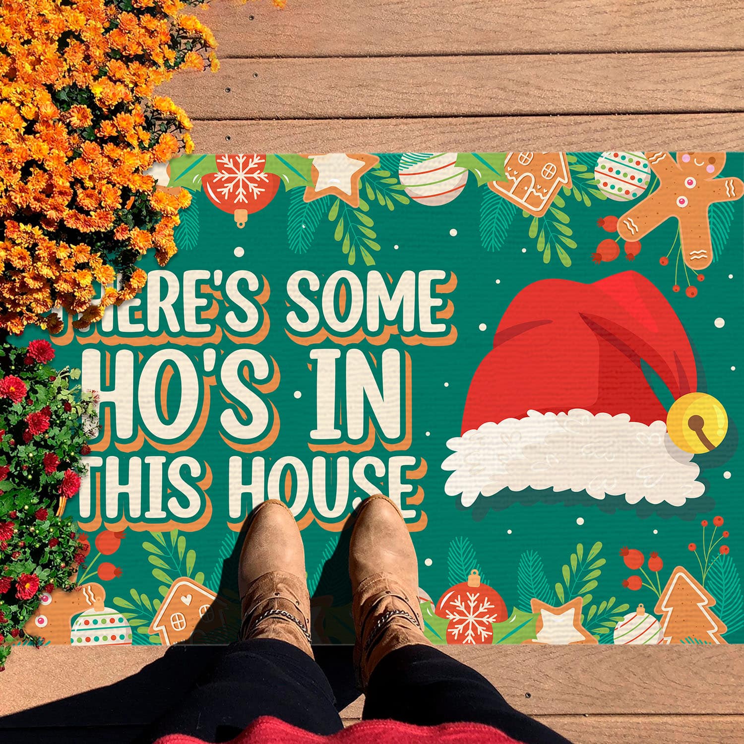 5O. Some Ho's Doormat (5) Doormat mockup 7