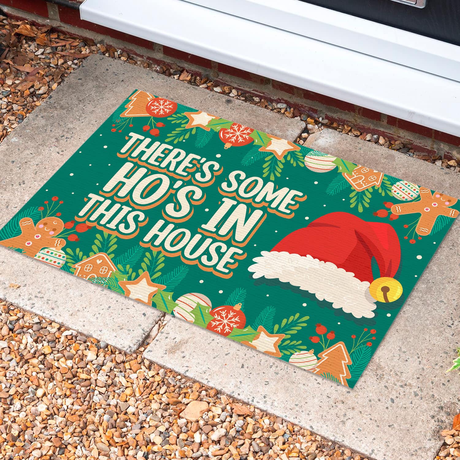 5O. Some Ho's Doormat (5) Doormat Mockup 10