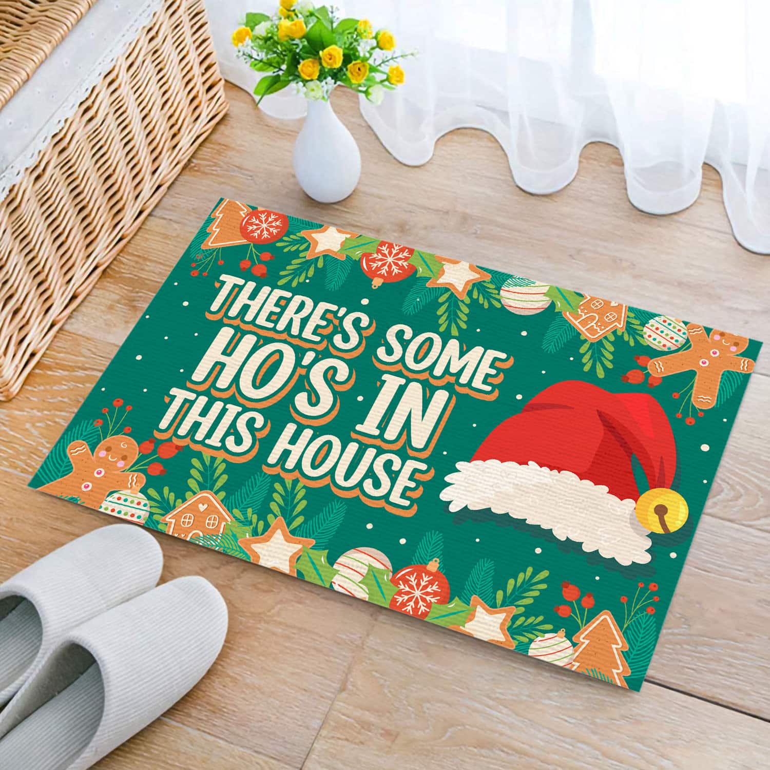 5O. Some Ho's Doormat (5) Doormat mockup 2
