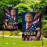 30x40-side1 Garden Flag Mockup 2 Side