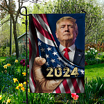 30x40-side1 Garden Flag Mockup 5