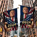 30x40-side1 House Flag Mockup 2 Side-1