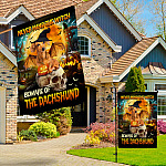 5VT. Dachshund Never Mind The Witch Garden & House Mockup 3