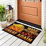 8NH. Uu tien. Make Halloween Great Doormat Doormat mockup 8