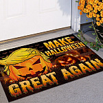 8NH. Uu tien. Make Halloween Great Doormat Doormat mockup 11