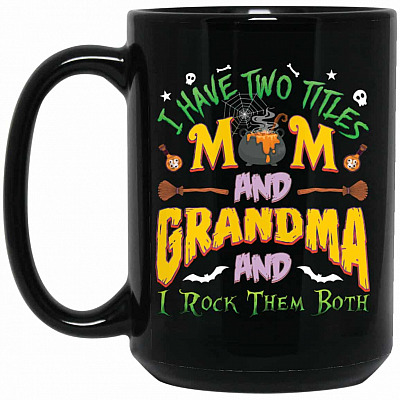 15 oz. Black Mug