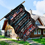 4O. Won't Buy Anything Flag-30x40 House Flag Mockup 5