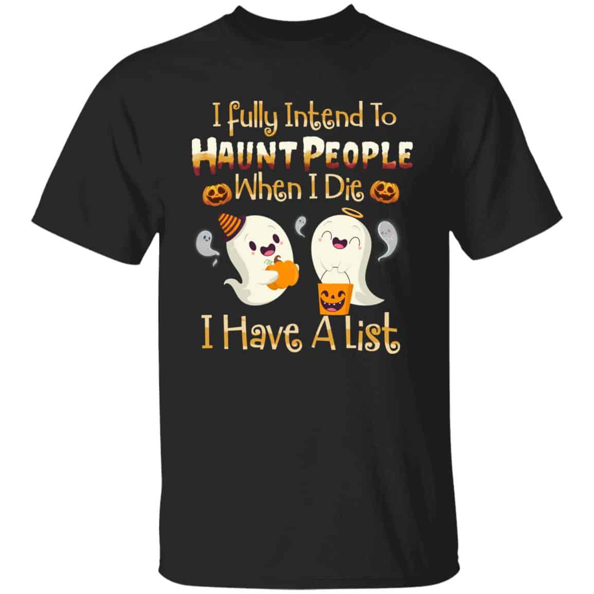 I Fully Intend Tshirt, Black, Unisex T-Shirt
