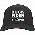 buck, Black, Twill Cap