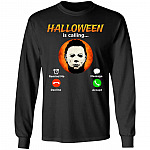 halloween 1, Black, Long Sleeve