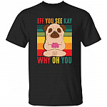 pug, Black, Unisex T-Shirt pug, Black, Unisex T-Shirt
