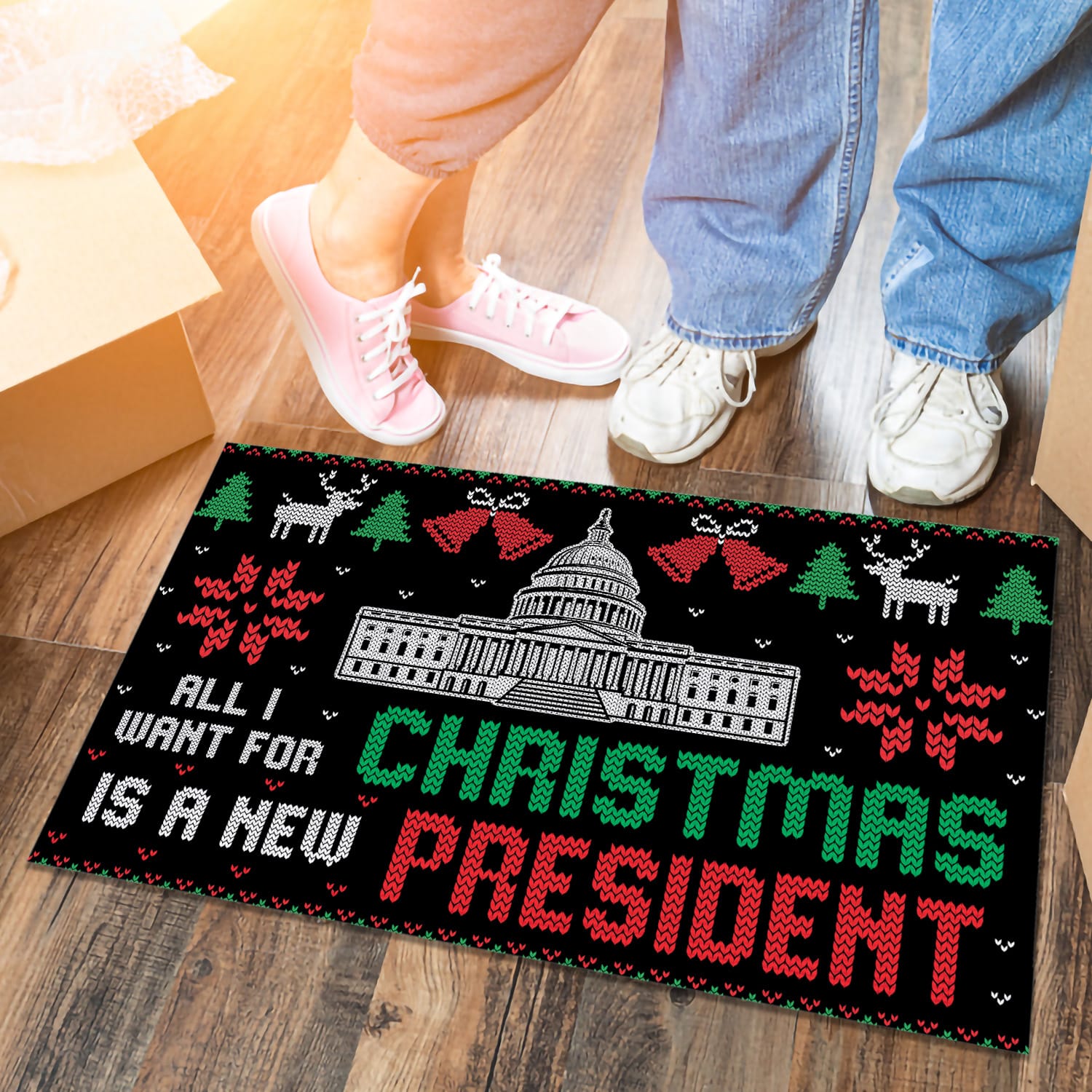 3NH. New President Doormat (5) Doormat mockup 6