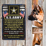 7KNG. Property Army (6) Metal Sign Mockup 9