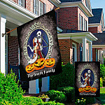 4NH. Jack And Sally Flag (Sample Design) Garden & House Mockup 2