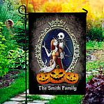 4NH. Jack And Sally Flag (Sample Design) Garden Flag Mockup 1