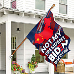 Size 30x40 House Flag Mockup 7