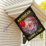 14NH. Uu tien. American Clown Story House Flag Mockup 2