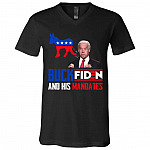Buck Fiden And His Mandates T-Shirt, Black, V-Neck T-Shirt Buck Fiden And His Mandates T-Shirt, Black, V-Neck T-Shirt