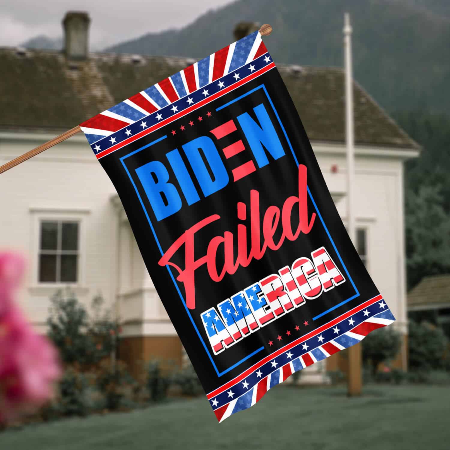 30x40 House Flag Mockup 4