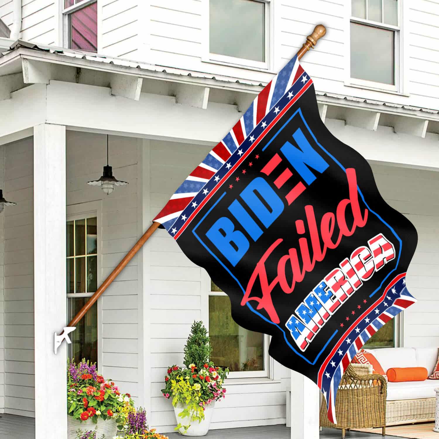 30x40 House Flag Mockup 7