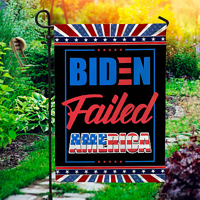 Biden Failed America Flag - Impeach Joe Biden Must Resign Garden Flag - House Flag