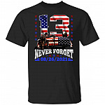 Never Forget tee, Black, Unisex T-Shirt