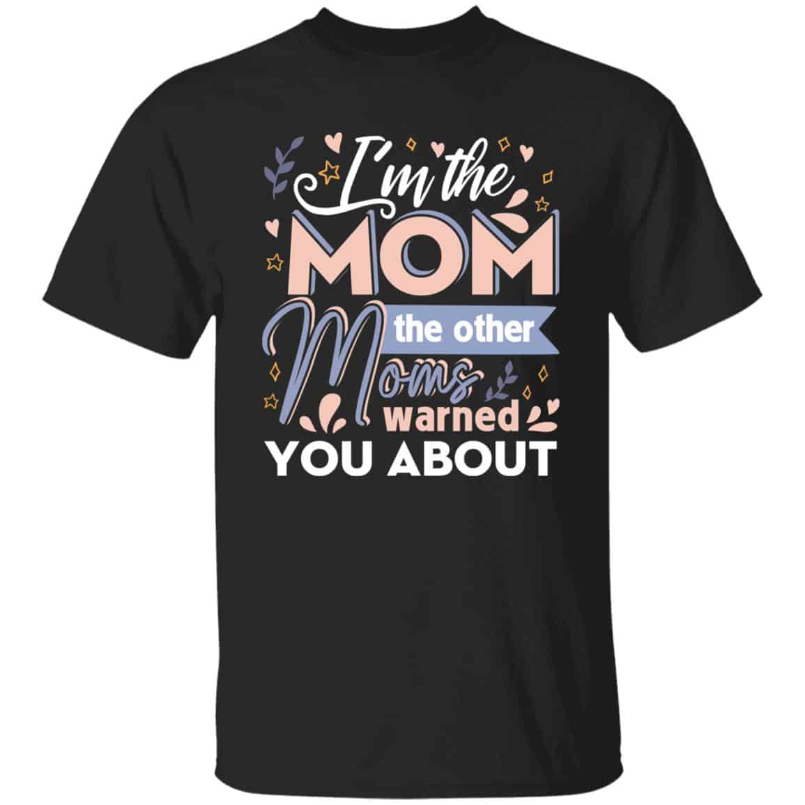 mom, Black, Unisex T-Shirt
