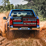 3VT. In This Car We Love Trump Tailgate Wrap Mockup 3