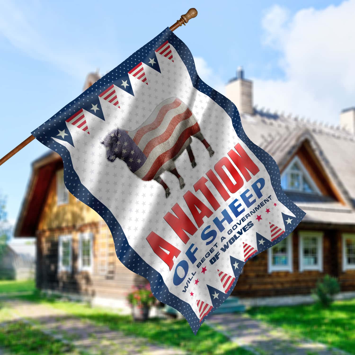 30x40 (6) House Flag Mockup 5